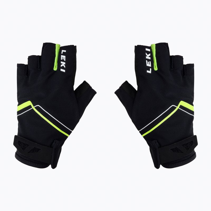 LEKI Nordic Walking Handschuhe Multi Breeze Short schwarz 649704302060