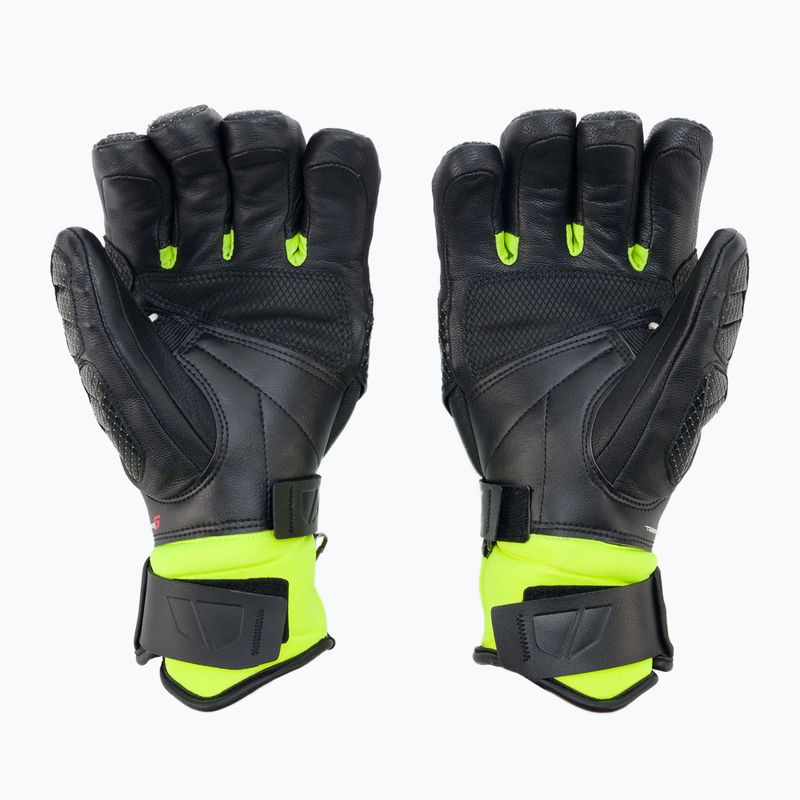 LEKI Worldcup Race Flex S Speed System Herren Skihandschuh schwarz-grün 649802301080 2