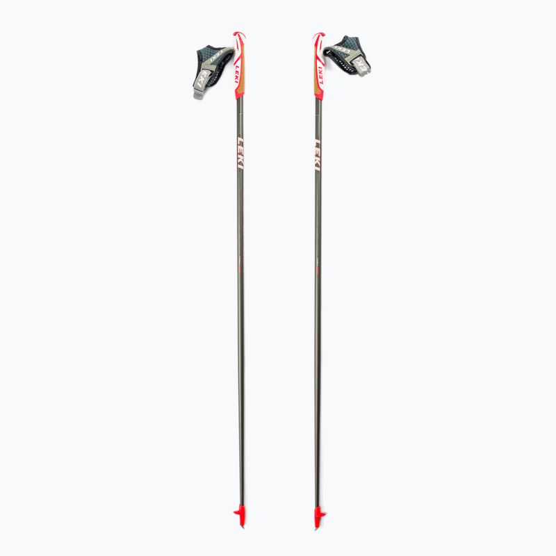 LEKI Flash Carbon grau Nordic Walking Stöcke 65025601115