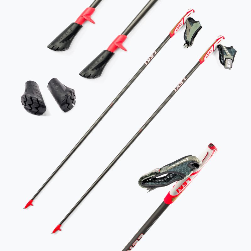 LEKI Flash Carbon grau Nordic Walking Stöcke 65025601115 6