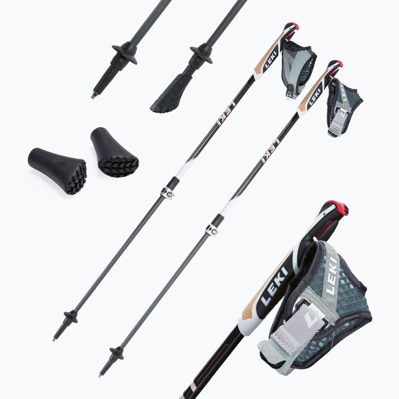 LEKI Instructor Lite Nordic Walking Stöcke schwarz 65026341 5
