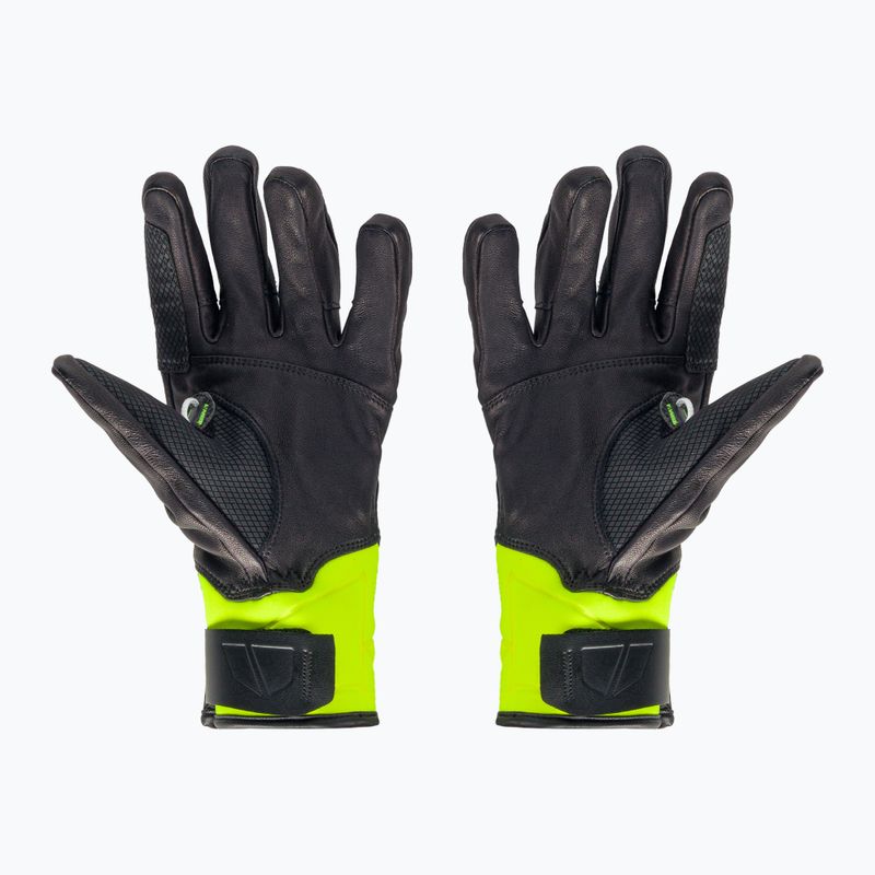 LEKI Worldcup Race Speed 3D Herren Skihandschuh schwarz-grün 650801301090 3