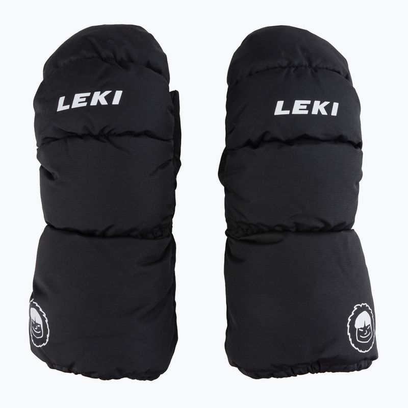 LEKI Kinder Skihandschuhe Little Eskimo Mitt Lang schwarz 650801401020
