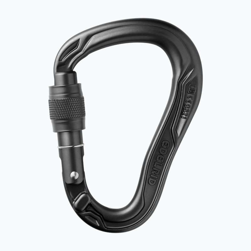 EDELRID HMS Bullet Screw black Kletterkarabiner