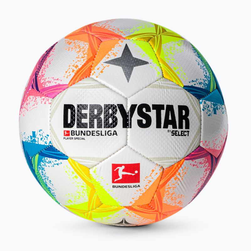 Derbystar Player Special V22 weiß und Farbe Fußball 3995800052