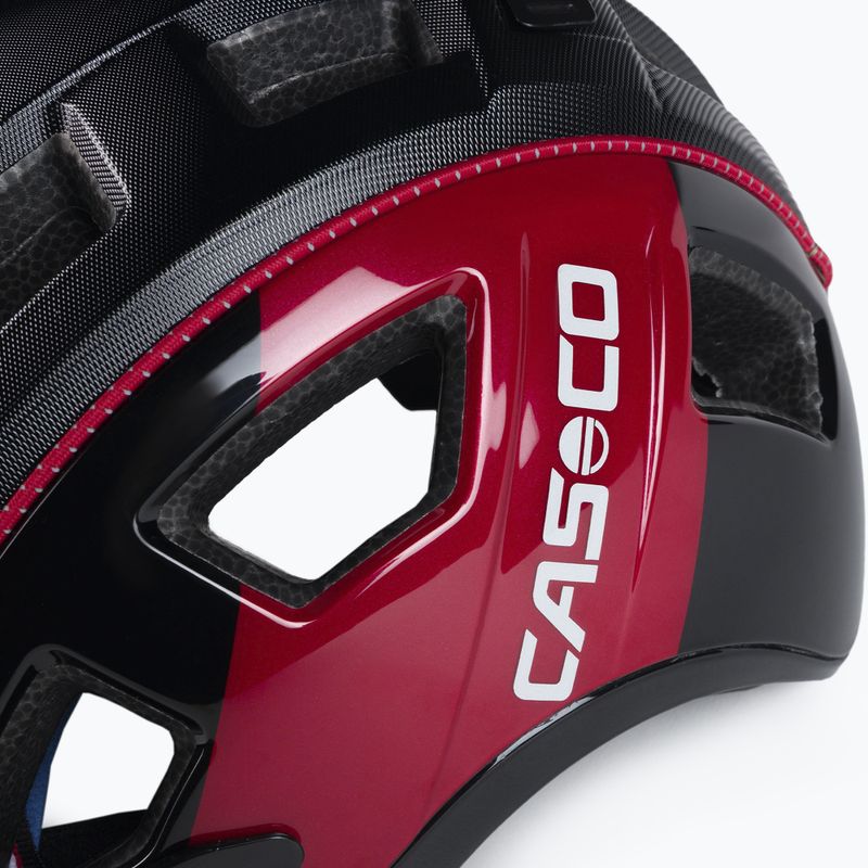 CASCO MTBE 2 Fahrradhelm schwarz-rot 04.1325 7