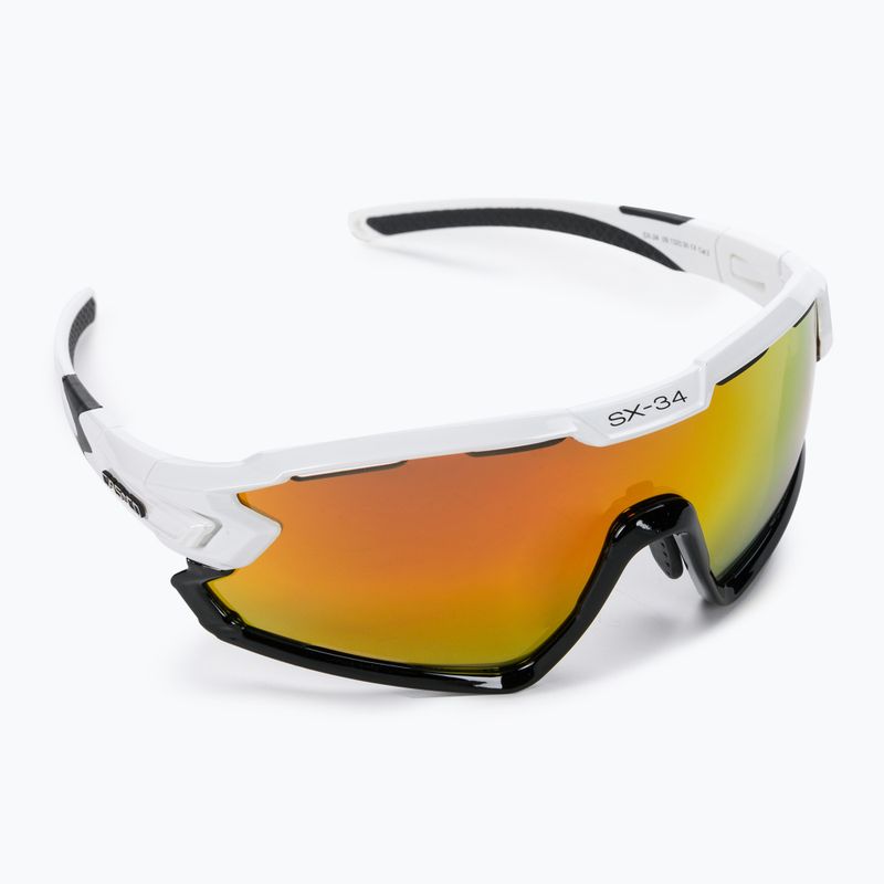 CASCO Fahrradbrille SX-34 Carbonic weiß 09.1320.30