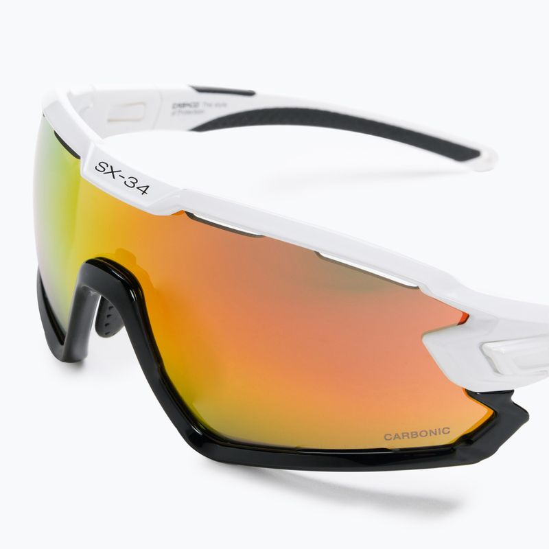 CASCO Fahrradbrille SX-34 Carbonic weiß 09.1320.30 3