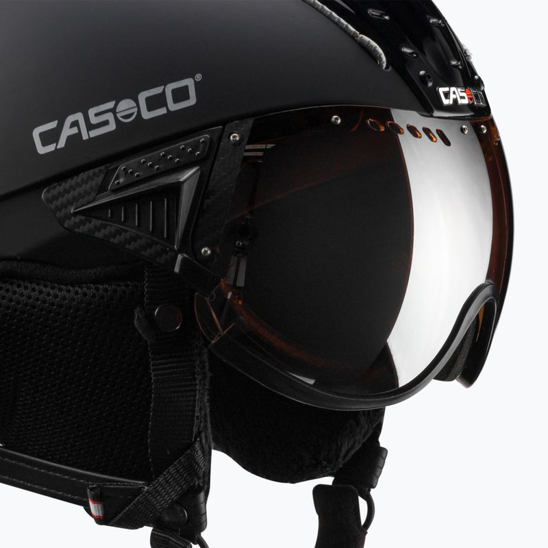 CASCO Skihelm SP-2 Carbonic Visor schwarz 07.3732 6