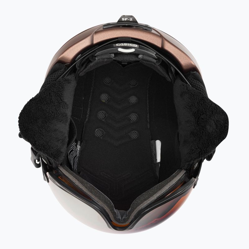 Skihelm CASCO SP-2 Carbonic Visor braun 07.3733 5