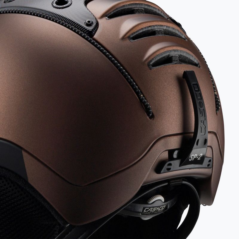 Skihelm CASCO SP-2 Carbonic Visor braun 07.3733 7