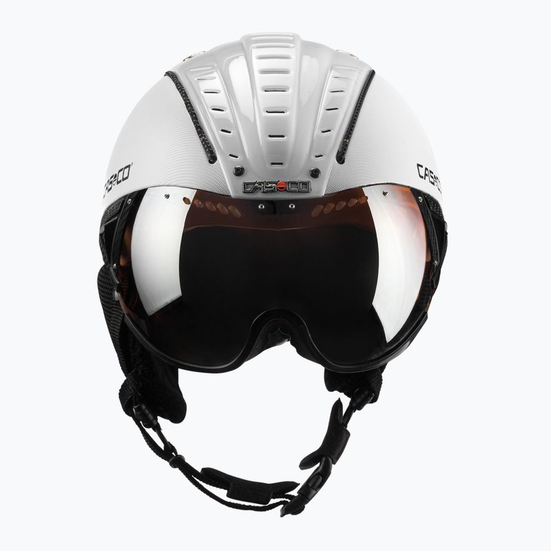 CASCO Skihelm SP-2 Carbonic Visor weiß 07.3737 2