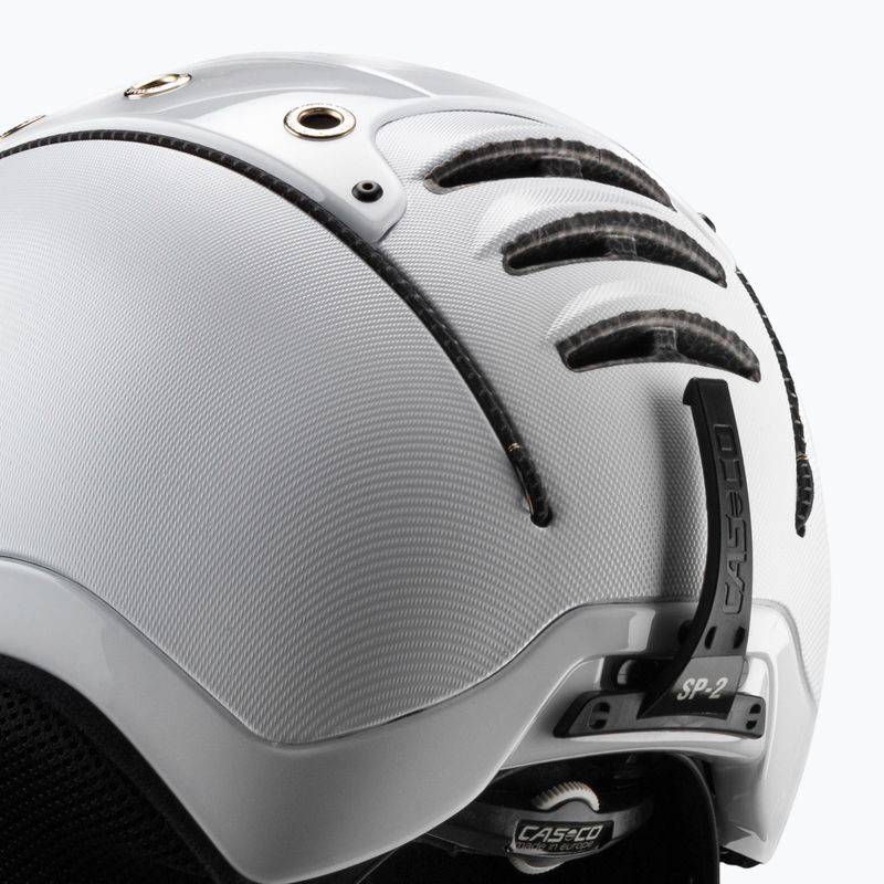 CASCO Skihelm SP-2 Carbonic Visor weiß 07.3737 7