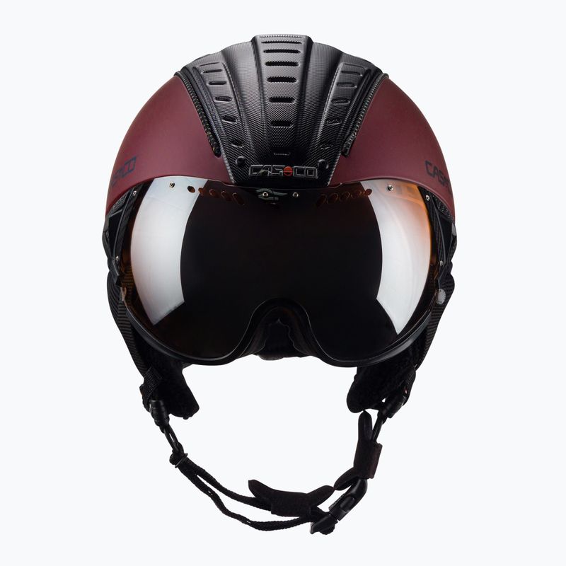 CASCO Skihelm SP-2 Carbonic Visier rot 07.3738 2