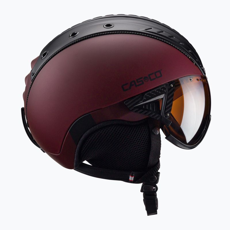 CASCO Skihelm SP-2 Carbonic Visier rot 07.3738 3