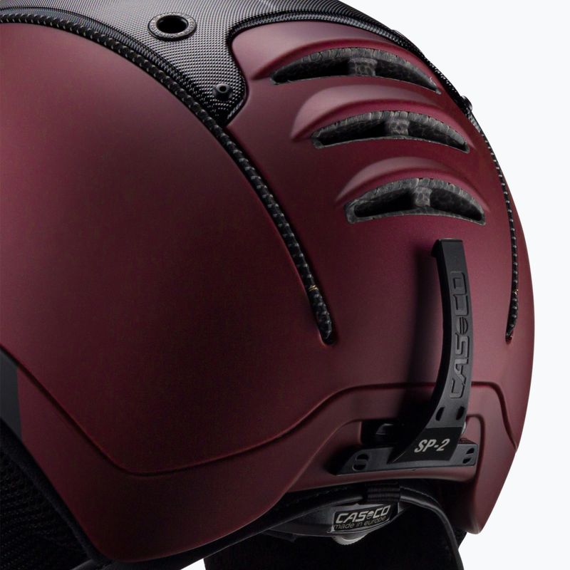 CASCO Skihelm SP-2 Carbonic Visier rot 07.3738 7