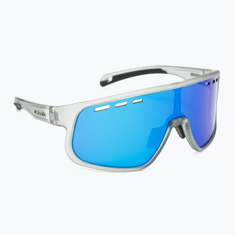 CASCO SX-25 Carbonic smoke Sonnenbrille klar/blau verspiegelt