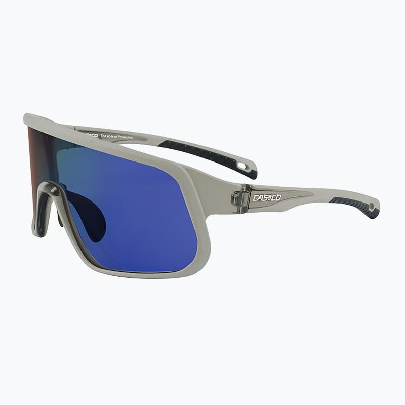 CASCO SX-25 Carbonic smoke Sonnenbrille klar/blau verspiegelt 5