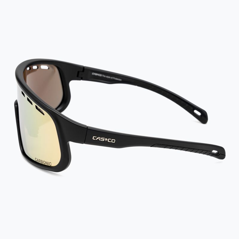 CASCO SX-25 Carbonic schwarz/gold verspiegelte Sonnenbrille 4