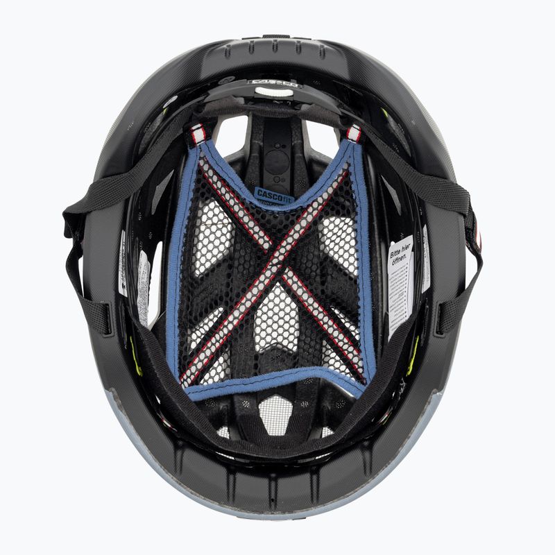 CASCO Cuda 2 Strada strukturiertes Mondgitter Fahrradhelm 5