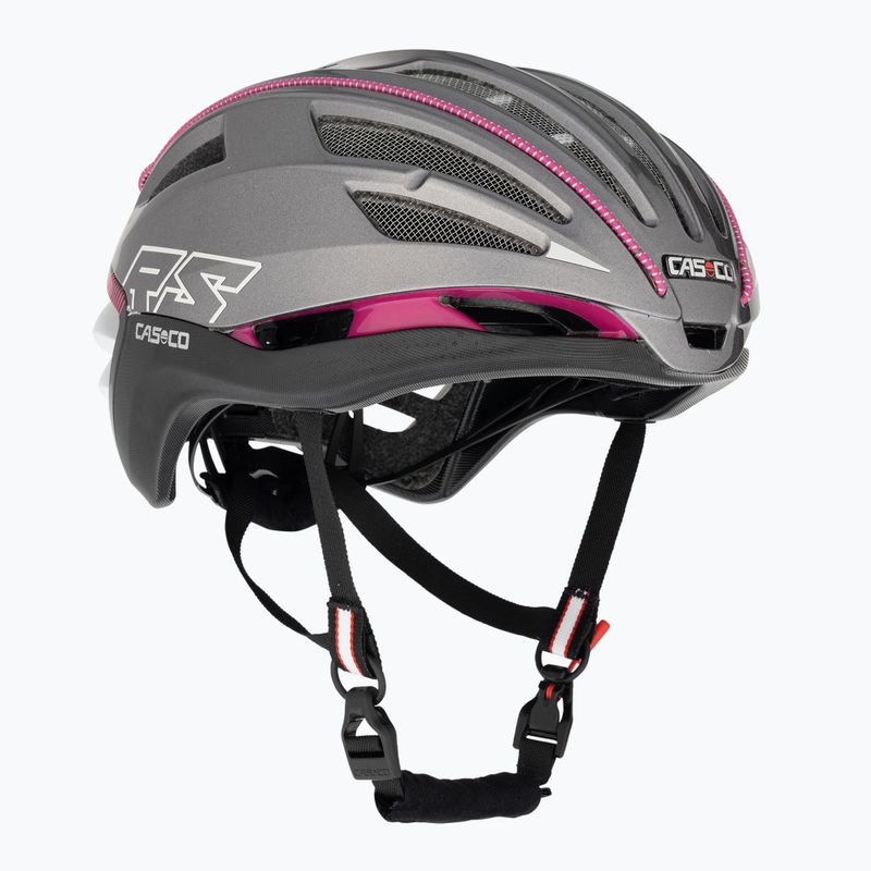 CASCO Speedairo 2 Fahrradhelm anthrazit fuchsia