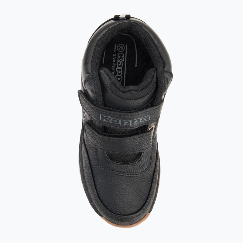 Kappa Bright Mid Kinderschuhe schwarz