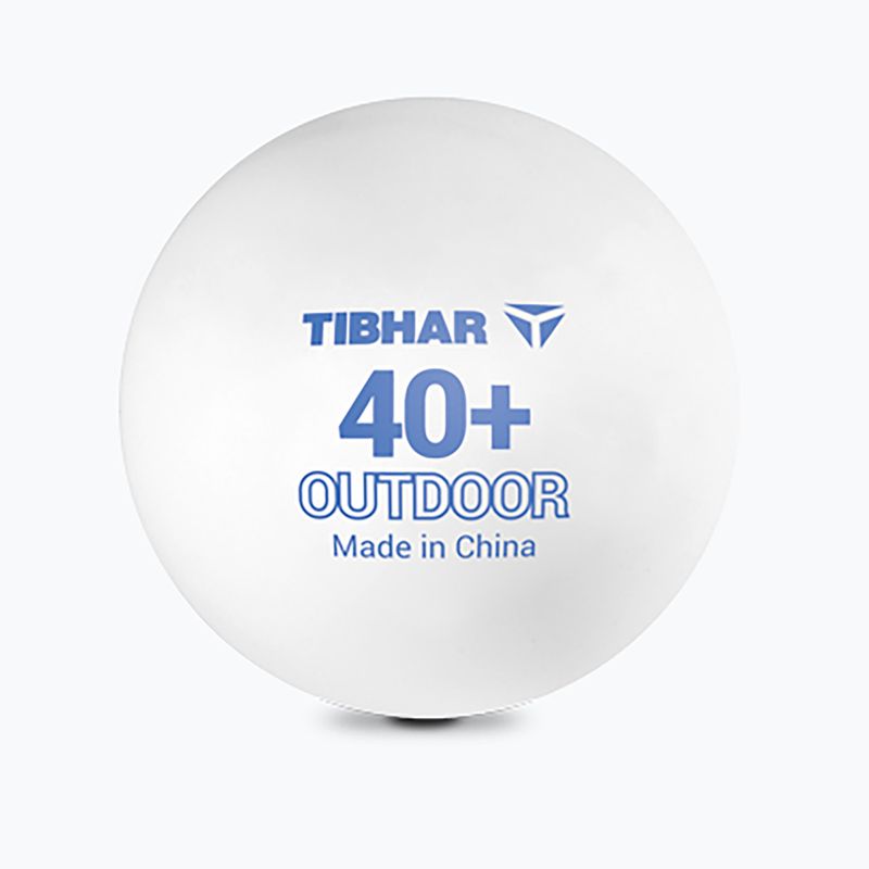 Tischtennisbälle Tibhar Outdoor Balls 10 Stk. white 2