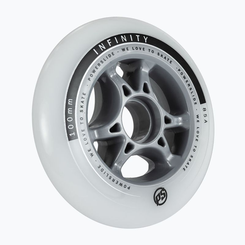 Powerslide Infinity weiße Rollerblade-Räder 905225 2