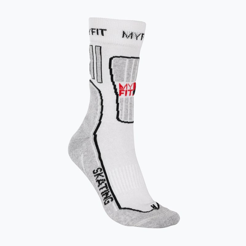 Powerslide MyFit Skatesocken weiß und grau 900988 4