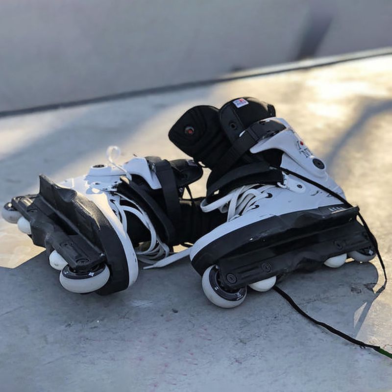 USD Team 64 4er-Pack weiß/schwarze Rollerblade-Räder 700483 4