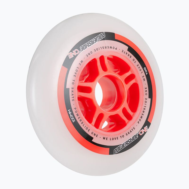 Inliner Räder Powerslide One 100/82A 4 Stk. red 2
