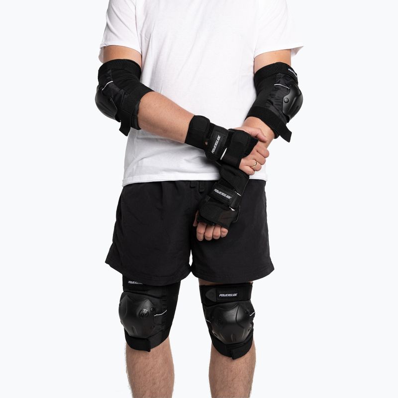 Powerslide Standard Tri-Pack Herren Pad Set schwarz 903239 10