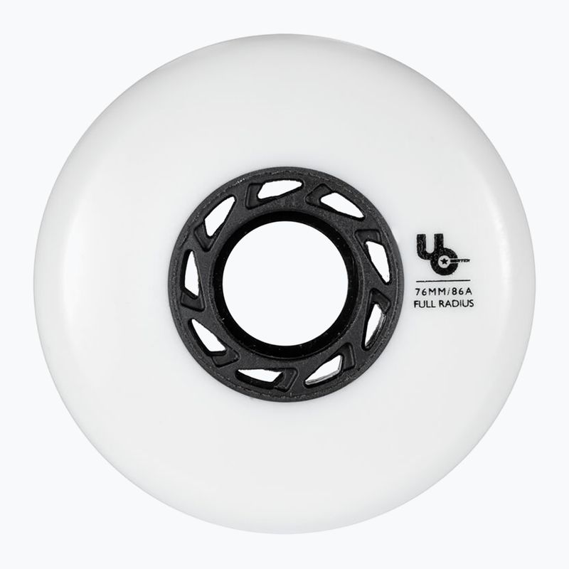 UNDERCOVER WHEELS Team Rollerblade Räder 76 mm/86A 4 Stück weiß