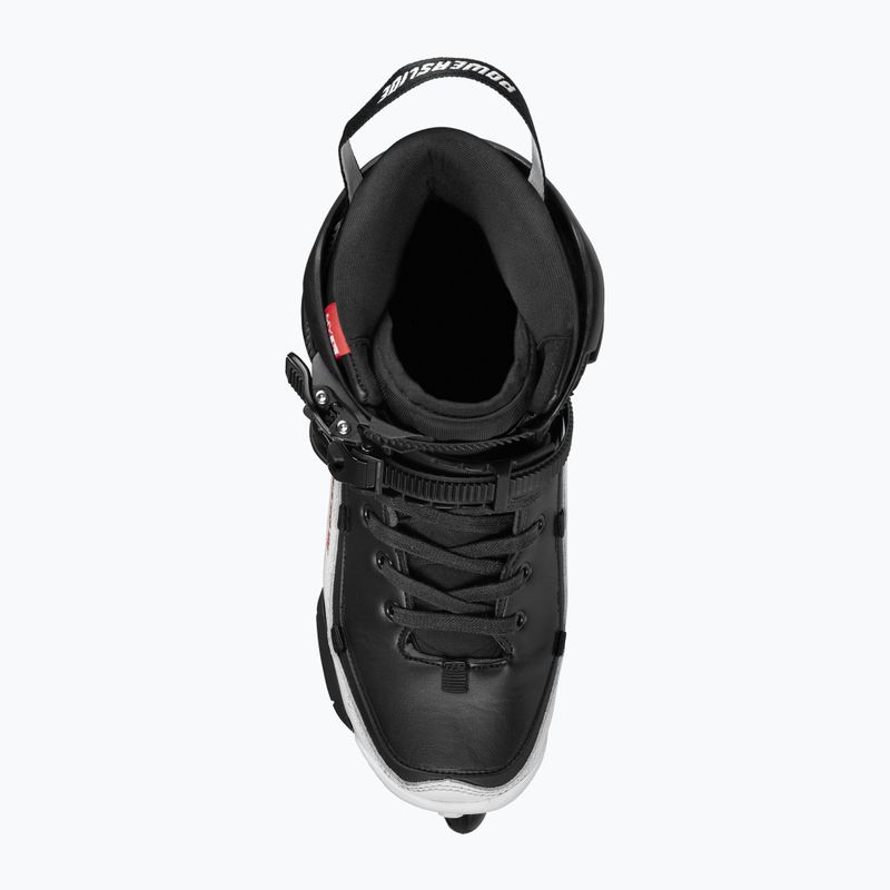 Inline-Skates Powerslide Tau 90 black/white 4