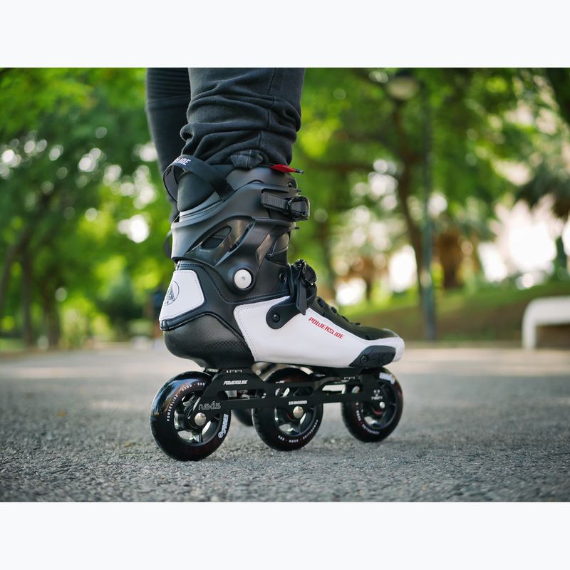 Inline-Skates Powerslide Tau 90 black/white 6
