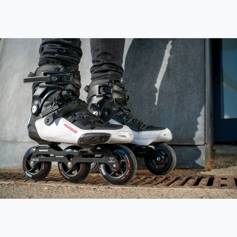 Inline-Skates Powerslide Tau 90 black/white 7