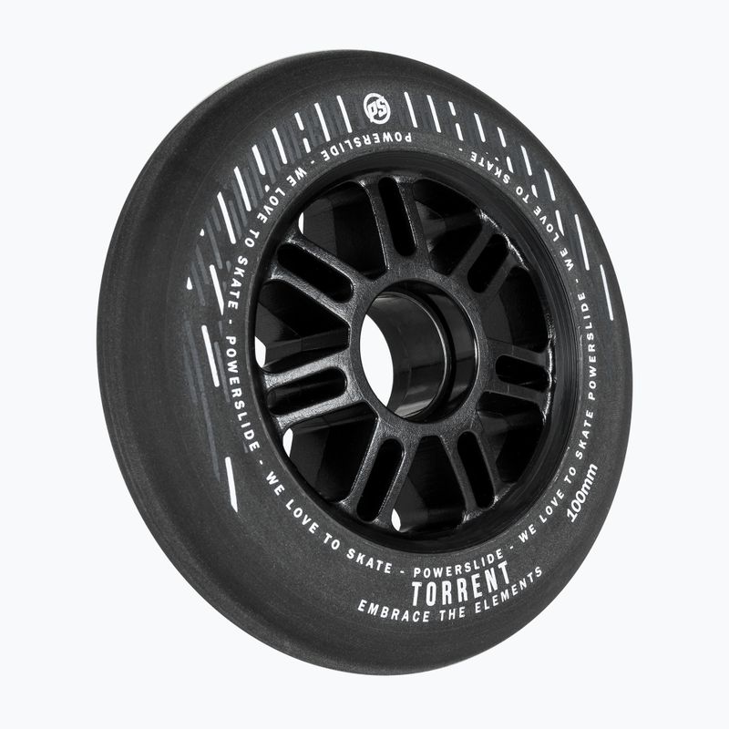 Powerslide Torrent Rain 100 mm/84A Rollerblade Rollen 4 Stück schwarz. 2