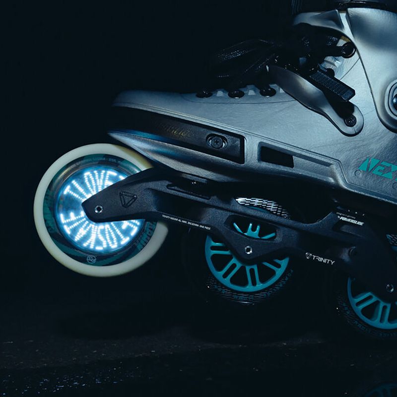 Powerslide Graphix Right Rollerblade Räder weiß 905344