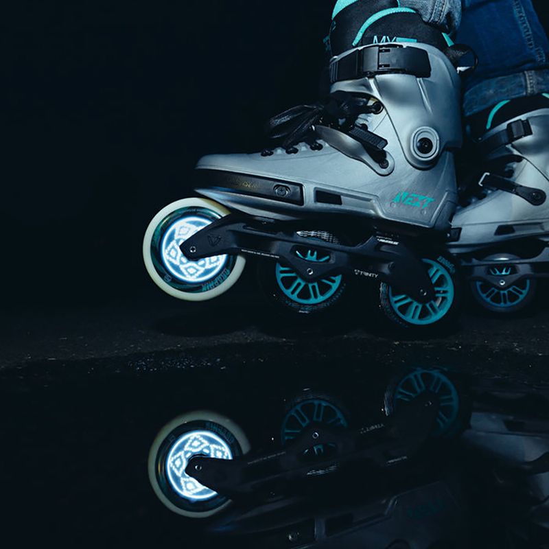 Powerslide Graphix Right Rollerblade Räder weiß 905344