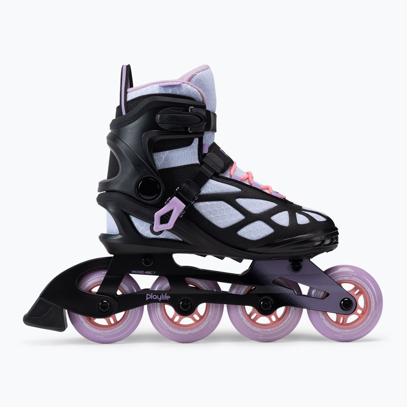 Playlife Lancer 84 Damen Rollerskates schwarz und lila 880274 3
