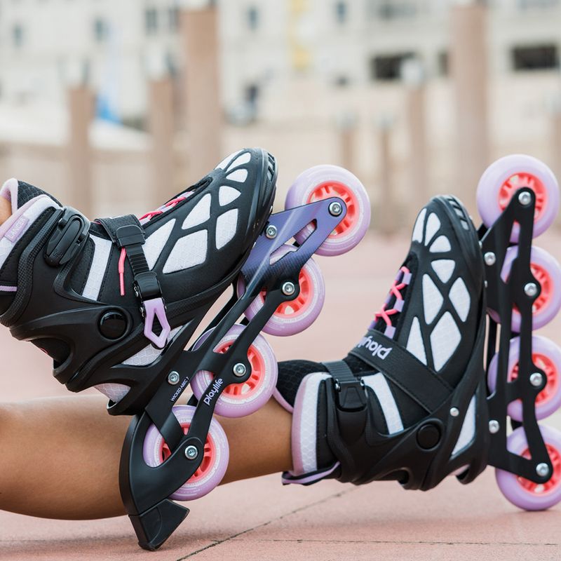 Playlife Lancer 84 Damen Rollerskates schwarz und lila 880274 10