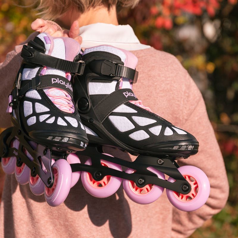 Playlife Lancer 84 Damen Rollerskates schwarz und lila 880274 12
