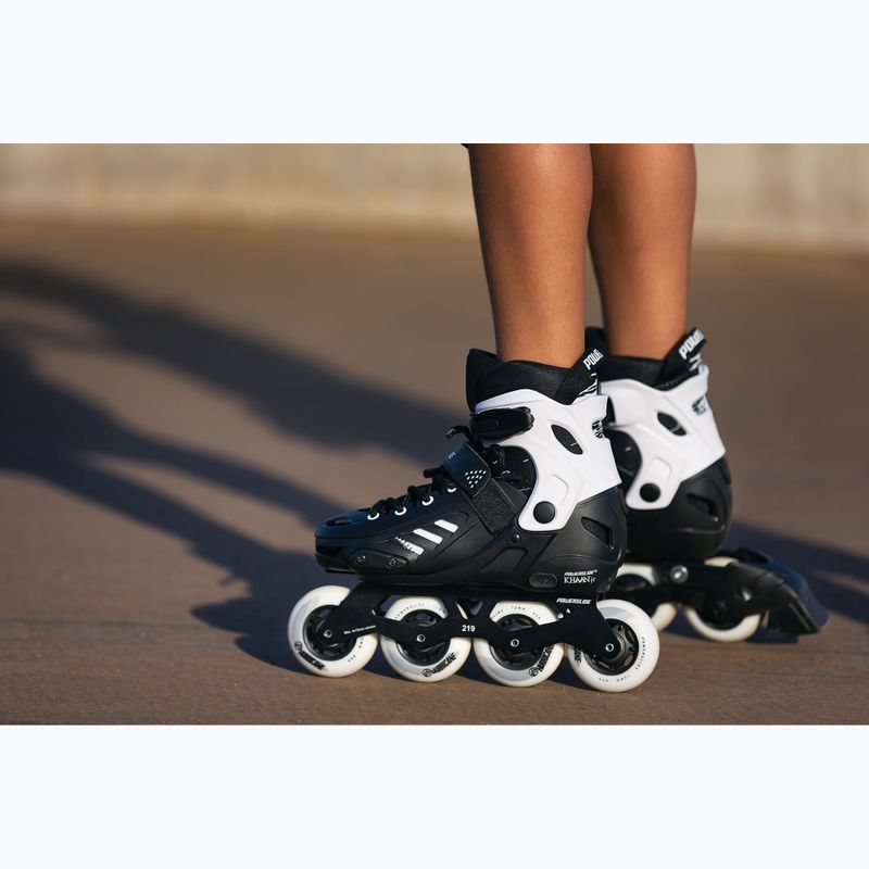 Powerslide Khaan SQD Jr Kinder Rollschuhe schwarz 5