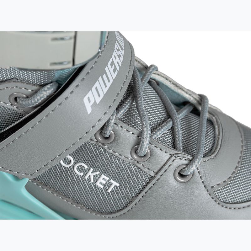 Inliner Kinder Powerslide Rocket grey/teal 17