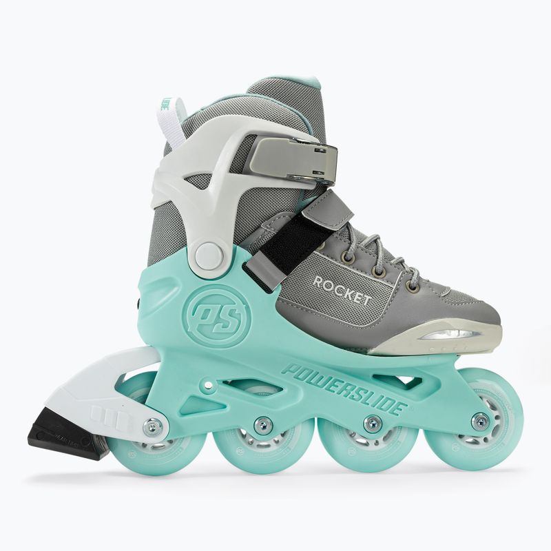 Inliner Kinder Powerslide Rocket grey/teal 2