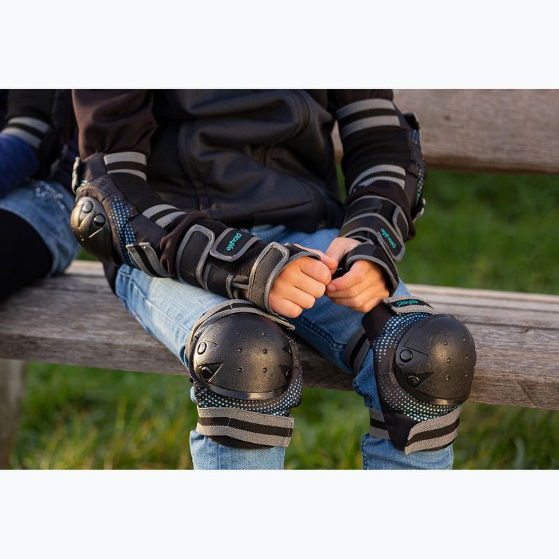 Kinder-Inlineskates mit Schützern Playlife Joker Combo Jr blue sky 11