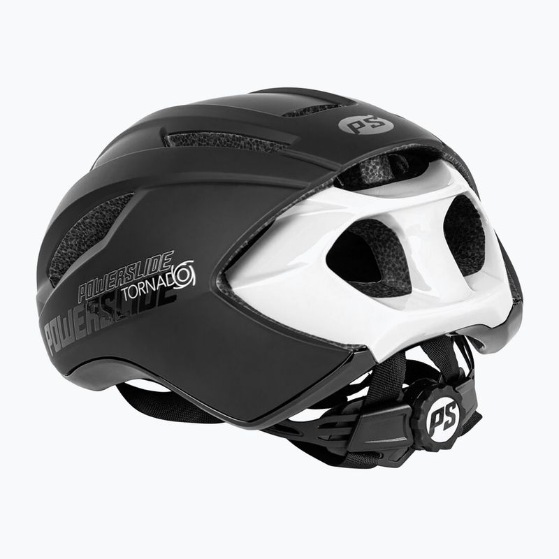Powerslide Tornado Helm schwarz/weiss 2