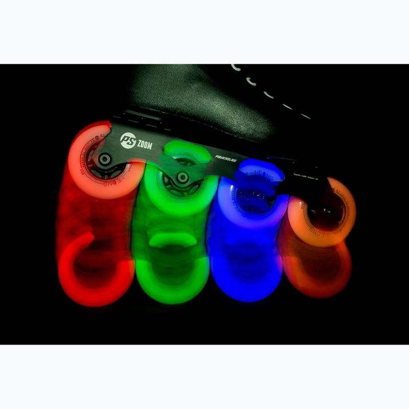 Powerslide Neons 80 mm/85A Rollerblade Rollen 4 Stück rot. 5