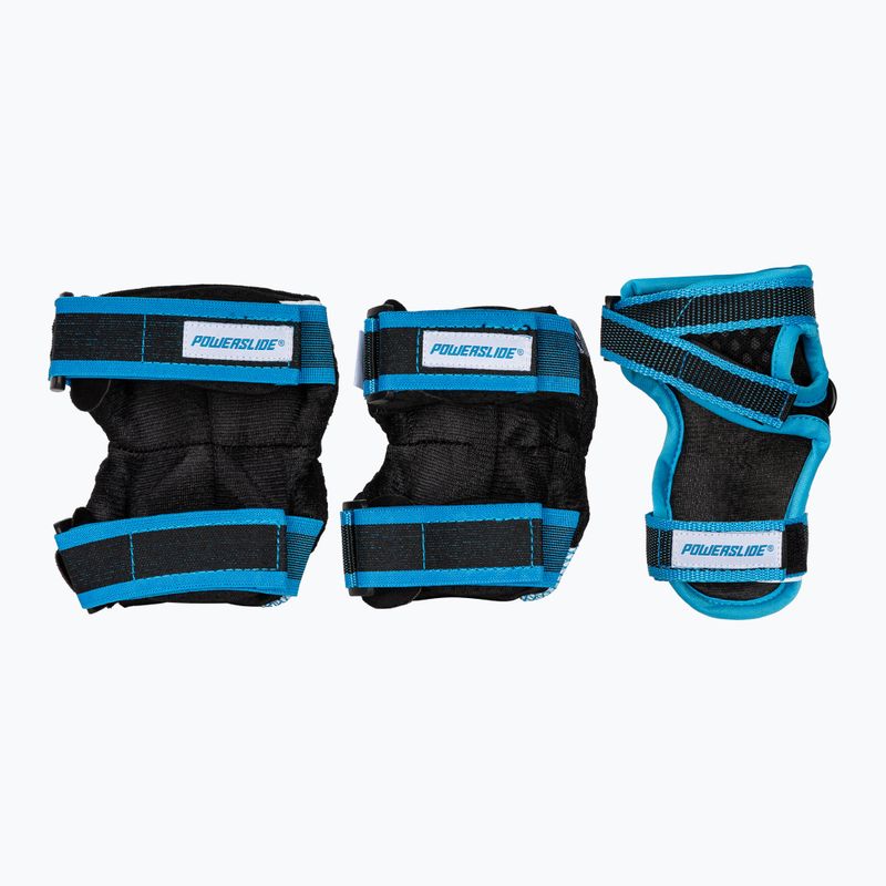 Powerslide Kids Pro Set schwarz/blaue Kinderschützer 2