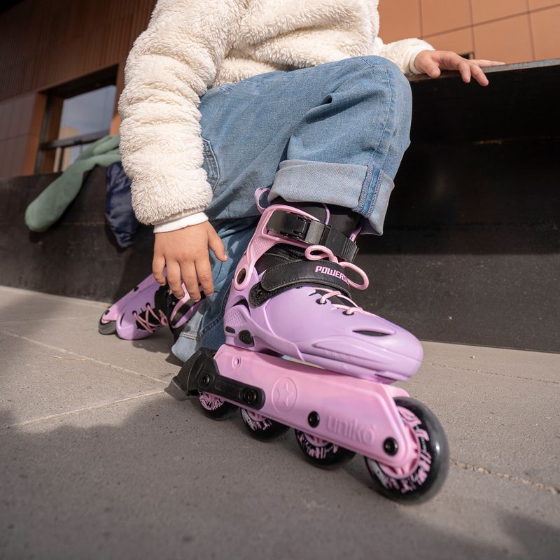 Powerslide Jet Jr lavendel Kinder Rollschuhe 9
